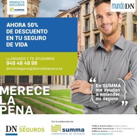50% en tu seguro de vida. Summa Seguros