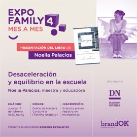 Presentación del libro 'Desaceleración y equilibrio en la escuela' de la maestra y educadora Noelia Palacios 