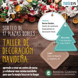 Taller de decoración navideña