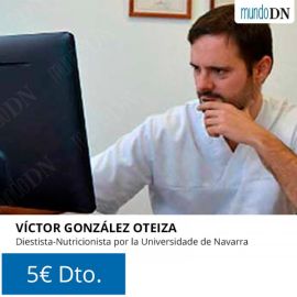 Dietista-Nutricionista Víctor González Oteiza - 5€ de Descuento