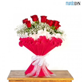 Sorteo de un ramo de rosas rojas - Día de los enamorados
