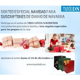 SORTEO especial NAVIDAD de TRES LOTES NAVIDEÑOS + REGALO INFANTIL para suscriptores